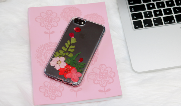 Real Pressed flower Phone Case, Sakura Garden Case,Samsung Galaxy S10 S9 S8 S7, iphone case, iphone SE 5 6 6s 7 8 plus x xr xs 11 12 13 pro max case